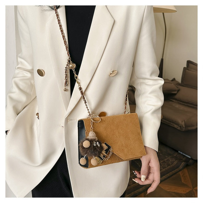 Wholesale synthetic leather vintage shoulder crossbody small square bag